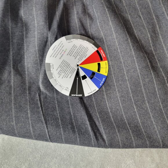 Isabella Womens Pants 22W Plus Cropped Gray Stripe Zip Fly SL99E - Picture 8 of 8